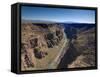 Rio Grande Gorge Bridge Near Taos, New Mexico, United States of America, North America-Alan Copson-Framed Stretched Canvas