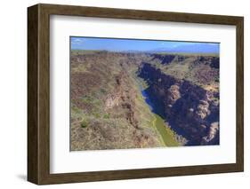 Rio Grande Gorge, Taken from Rio Grande Gorge Bridge, Near Taos, New Mexico, U.S.A.-Richard Maschmeyer-Framed Photographic Print