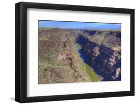 Rio Grande Gorge, Taken from Rio Grande Gorge Bridge, Near Taos, New Mexico, U.S.A.-Richard Maschmeyer-Framed Photographic Print