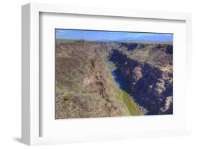 Rio Grande Gorge, Taken from Rio Grande Gorge Bridge, Near Taos, New Mexico, U.S.A.-Richard Maschmeyer-Framed Photographic Print