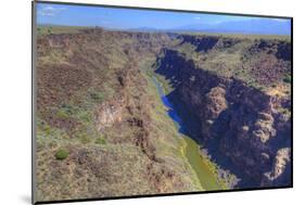 Rio Grande Gorge, Taken from Rio Grande Gorge Bridge, Near Taos, New Mexico, U.S.A.-Richard Maschmeyer-Mounted Photographic Print