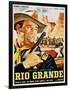 Rio Grande, John Wayne, 1950-null-Framed Art Print