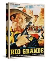 Rio Grande, John Wayne, 1950-null-Stretched Canvas