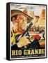 Rio Grande, John Wayne, 1950-null-Framed Stretched Canvas