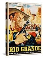 Rio Grande, John Wayne, 1950-null-Stretched Canvas