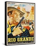 Rio Grande, Mexican Movie Poster, 1950-null-Framed Stretched Canvas