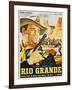 Rio Grande, Mexican Movie Poster, 1950-null-Framed Art Print