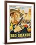 Rio Grande, Mexican Movie Poster, 1950-null-Framed Art Print