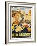 Rio Grande, Mexican Movie Poster, 1950-null-Framed Art Print