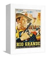 Rio Grande, Mexican Movie Poster, 1950-null-Framed Stretched Canvas