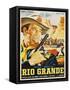 Rio Grande, Mexican Movie Poster, 1950-null-Framed Stretched Canvas