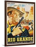 Rio Grande, Mexican Movie Poster, 1950-null-Framed Art Print