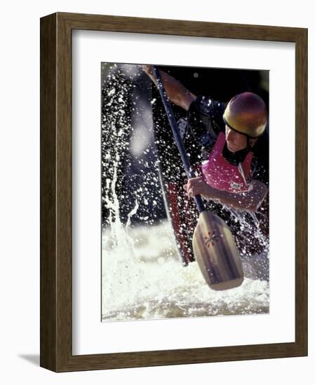 Rio Grande River Kayaking, New Mexico, USA-Lee Kopfler-Framed Photographic Print