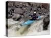 Rio Grande River Kayaking, New Mexico, USA-Lee Kopfler-Stretched Canvas