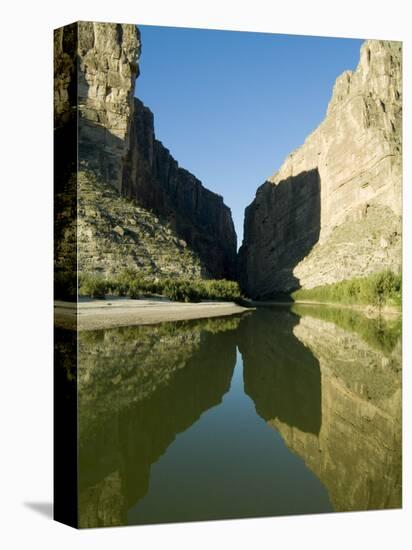 Rio Grande River, Santa Elena Canyon, Big Bend National Park, Texas, USA-Ethel Davies-Stretched Canvas