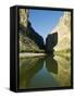 Rio Grande River, Santa Elena Canyon, Big Bend National Park, Texas, USA-Ethel Davies-Framed Stretched Canvas