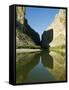 Rio Grande River, Santa Elena Canyon, Big Bend National Park, Texas, USA-Ethel Davies-Framed Stretched Canvas