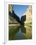 Rio Grande River, Santa Elena Canyon, Big Bend National Park, Texas, USA-Ethel Davies-Framed Premium Photographic Print