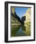 Rio Grande River, Santa Elena Canyon, Big Bend National Park, Texas, USA-Ethel Davies-Framed Photographic Print