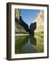 Rio Grande River, Santa Elena Canyon, Big Bend National Park, Texas, USA-Ethel Davies-Framed Photographic Print