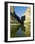 Rio Grande River, Santa Elena Canyon, Big Bend National Park, Texas, USA-Ethel Davies-Framed Photographic Print