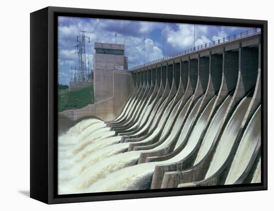 Rio Hondo Dam on Rio Dulce, Argentina, South America-Walter Rawlings-Framed Stretched Canvas