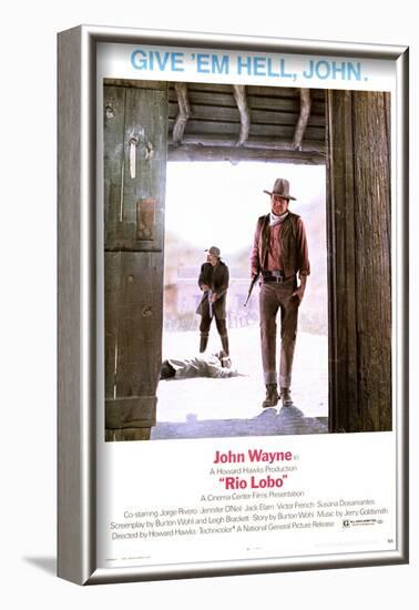 Rio Lobo - Movie Poster Reproduction-null-Framed Photo