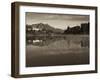 Rio Negro Province, Lake District, Llao Llao, Hotel Llao Llao and Andes Mountains, Argentina-Walter Bibikow-Framed Photographic Print