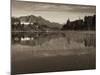 Rio Negro Province, Lake District, Llao Llao, Hotel Llao Llao and Andes Mountains, Argentina-Walter Bibikow-Mounted Photographic Print