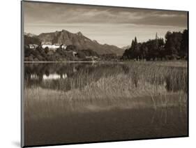 Rio Negro Province, Lake District, Llao Llao, Hotel Llao Llao and Andes Mountains, Argentina-Walter Bibikow-Mounted Photographic Print