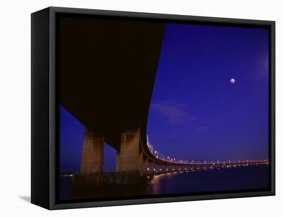 Rio-Niteroi Bridge, Rio de Janeiro, Brazil-null-Framed Stretched Canvas