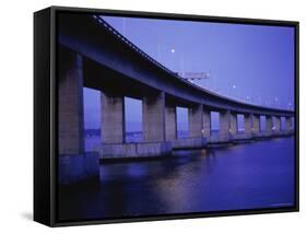 Rio-Niteroi Bridge, Rio de Janeiro, Brazil-null-Framed Stretched Canvas