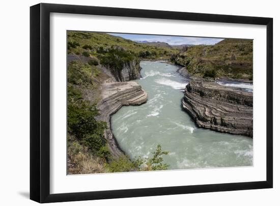 Rio Paine in the Torres Del Paine National Park, Patagonia, Chile, South America-Michael Runkel-Framed Photographic Print