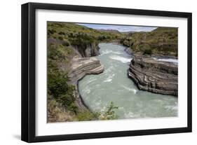 Rio Paine in the Torres Del Paine National Park, Patagonia, Chile, South America-Michael Runkel-Framed Photographic Print