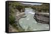 Rio Paine in the Torres Del Paine National Park, Patagonia, Chile, South America-Michael Runkel-Framed Stretched Canvas