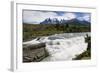 Rio Paine Waterfalls in the Torres Del Paine National Park, Patagonia, Chile, South America-Michael Runkel-Framed Photographic Print