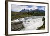 Rio Paine Waterfalls in the Torres Del Paine National Park, Patagonia, Chile, South America-Michael Runkel-Framed Photographic Print