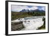 Rio Paine Waterfalls in the Torres Del Paine National Park, Patagonia, Chile, South America-Michael Runkel-Framed Photographic Print