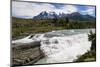 Rio Paine Waterfalls in the Torres Del Paine National Park, Patagonia, Chile, South America-Michael Runkel-Mounted Photographic Print