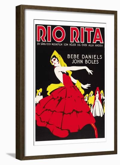 Rio Rita-null-Framed Art Print