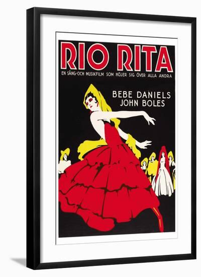 Rio Rita-null-Framed Art Print