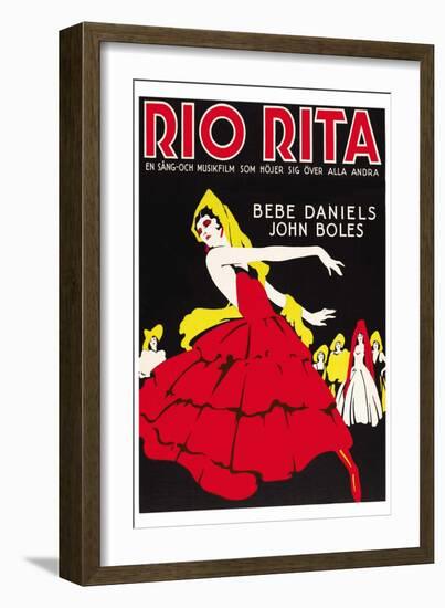 Rio Rita-null-Framed Art Print