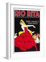 Rio Rita-null-Framed Art Print
