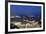 Rio's Skyline at Night From Sugar Loaf Mountain-Alex Saberi-Framed Photographic Print