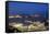 Rio's Skyline at Night From Sugar Loaf Mountain-Alex Saberi-Framed Stretched Canvas