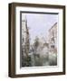 Rio San Bernardo, Venice-Franz Richard Unterberger-Framed Giclee Print