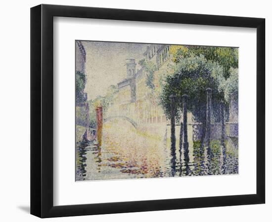 Rio San Trovaso, Venice, circa 1904-Henri Edmond Cross-Framed Giclee Print