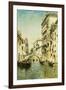 Rio Santa Marina (Oil on Panel)-Martin Rico y Ortega-Framed Giclee Print