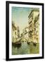 Rio Santa Marina (Oil on Panel)-Martin Rico y Ortega-Framed Giclee Print