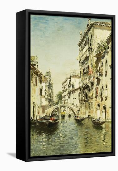 Rio Santa Marina-Martin Rico Ortega-Framed Stretched Canvas